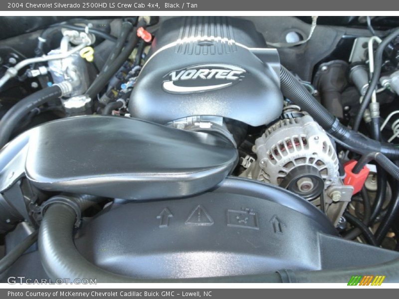 Black / Tan 2004 Chevrolet Silverado 2500HD LS Crew Cab 4x4