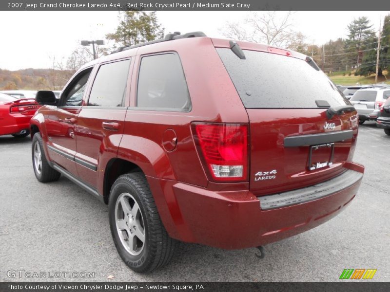 Red Rock Crystal Pearl / Medium Slate Gray 2007 Jeep Grand Cherokee Laredo 4x4