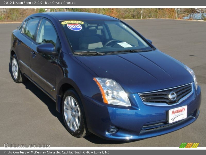 Blue Onyx / Charcoal 2012 Nissan Sentra 2.0 S