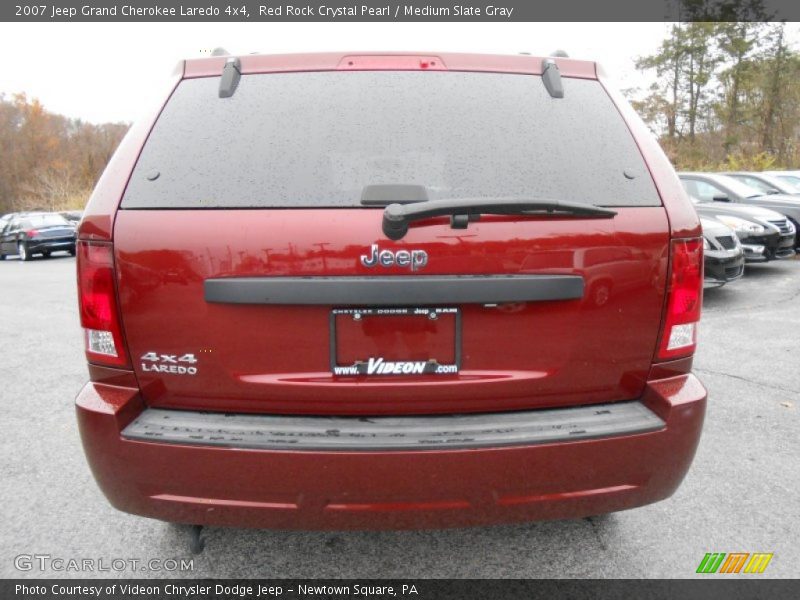 Red Rock Crystal Pearl / Medium Slate Gray 2007 Jeep Grand Cherokee Laredo 4x4