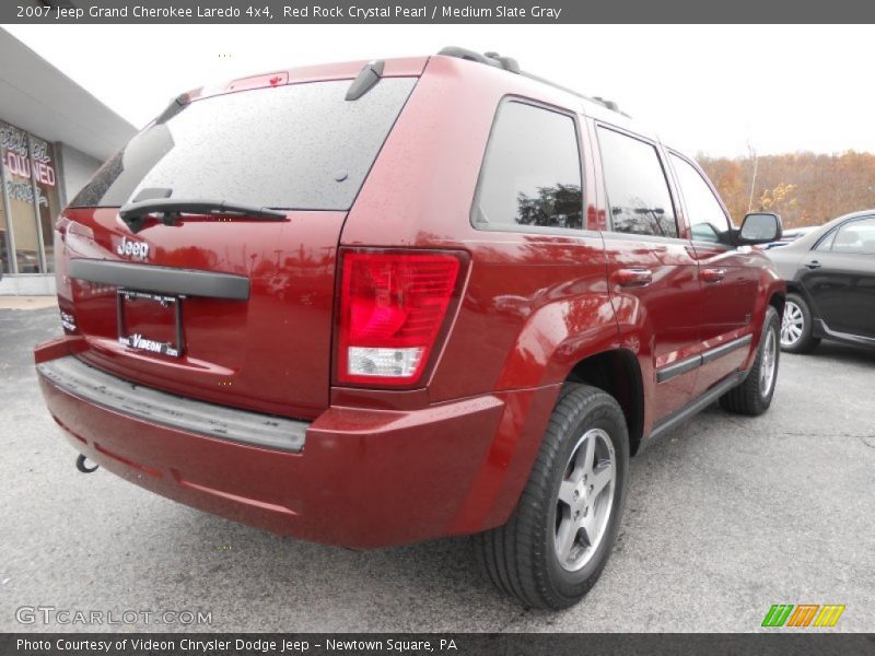 Red Rock Crystal Pearl / Medium Slate Gray 2007 Jeep Grand Cherokee Laredo 4x4