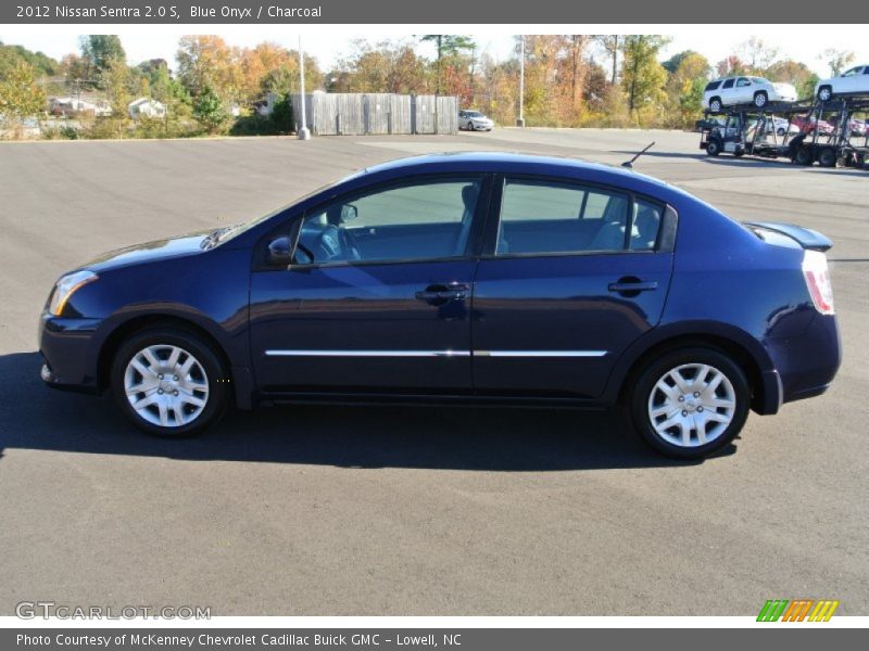 Blue Onyx / Charcoal 2012 Nissan Sentra 2.0 S