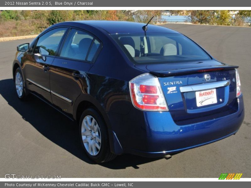 Blue Onyx / Charcoal 2012 Nissan Sentra 2.0 S