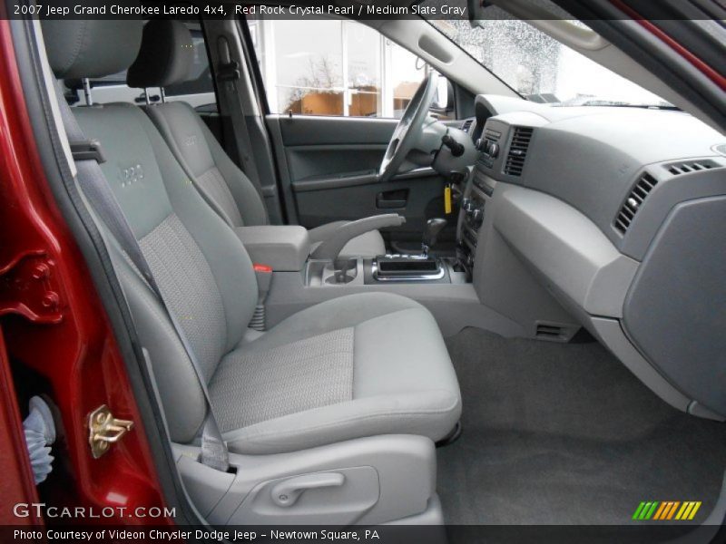 Red Rock Crystal Pearl / Medium Slate Gray 2007 Jeep Grand Cherokee Laredo 4x4