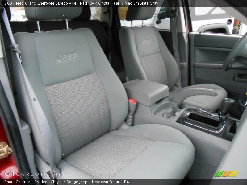 Red Rock Crystal Pearl / Medium Slate Gray 2007 Jeep Grand Cherokee Laredo 4x4