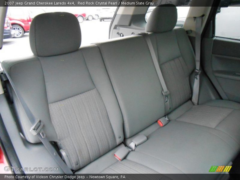 Red Rock Crystal Pearl / Medium Slate Gray 2007 Jeep Grand Cherokee Laredo 4x4