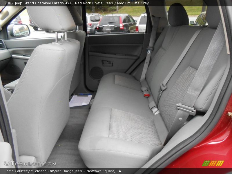 Red Rock Crystal Pearl / Medium Slate Gray 2007 Jeep Grand Cherokee Laredo 4x4