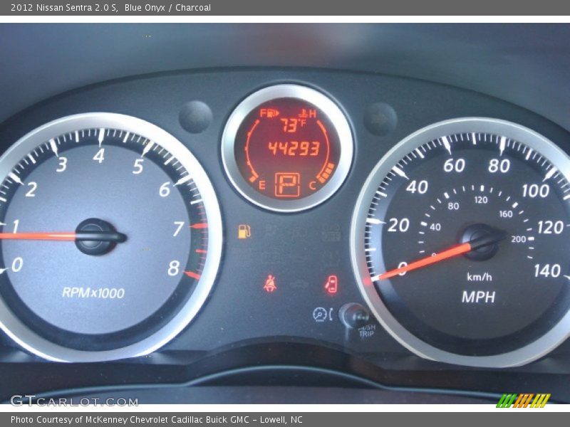 Blue Onyx / Charcoal 2012 Nissan Sentra 2.0 S