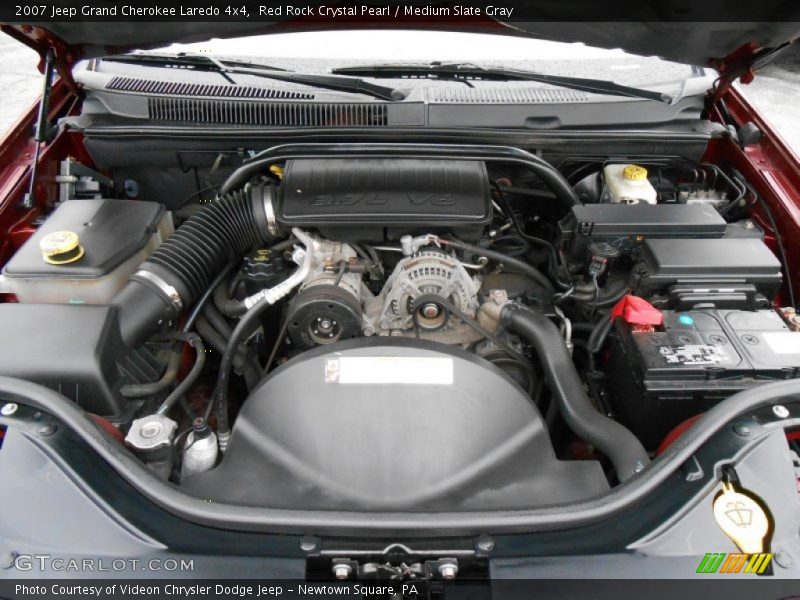 Red Rock Crystal Pearl / Medium Slate Gray 2007 Jeep Grand Cherokee Laredo 4x4
