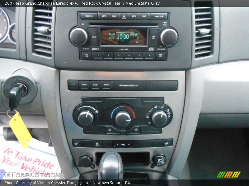 Red Rock Crystal Pearl / Medium Slate Gray 2007 Jeep Grand Cherokee Laredo 4x4