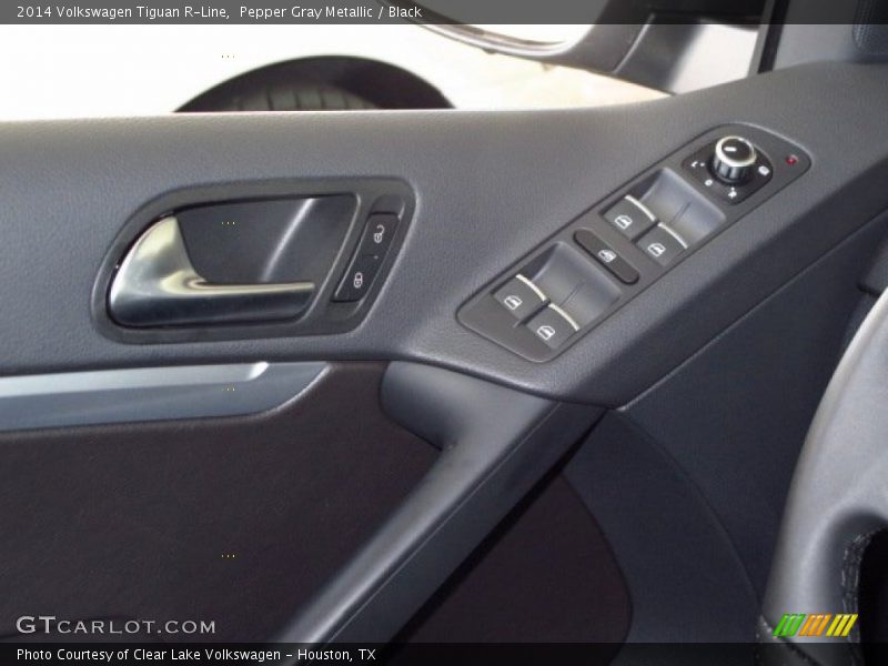 Pepper Gray Metallic / Black 2014 Volkswagen Tiguan R-Line
