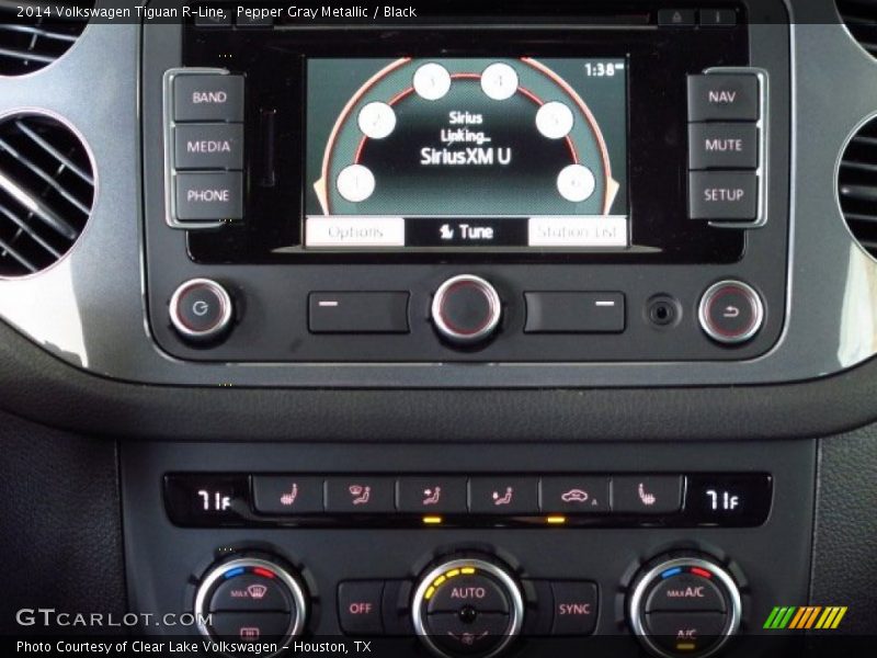 Pepper Gray Metallic / Black 2014 Volkswagen Tiguan R-Line