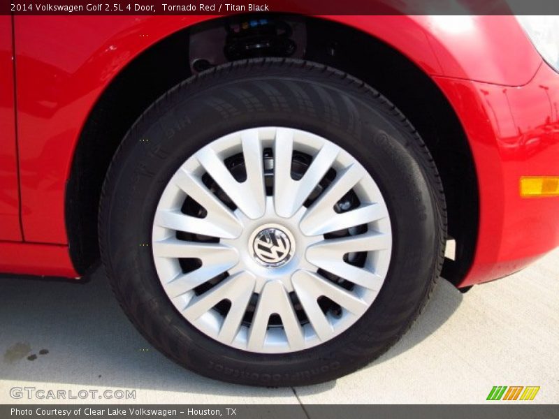 Tornado Red / Titan Black 2014 Volkswagen Golf 2.5L 4 Door