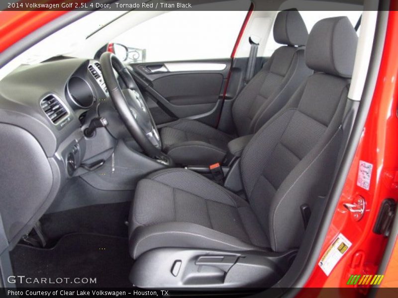Tornado Red / Titan Black 2014 Volkswagen Golf 2.5L 4 Door