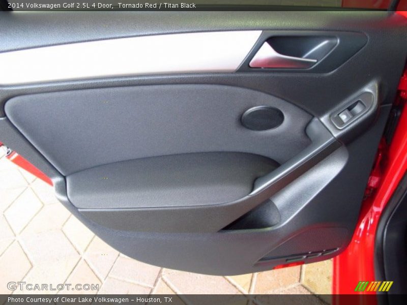 Tornado Red / Titan Black 2014 Volkswagen Golf 2.5L 4 Door