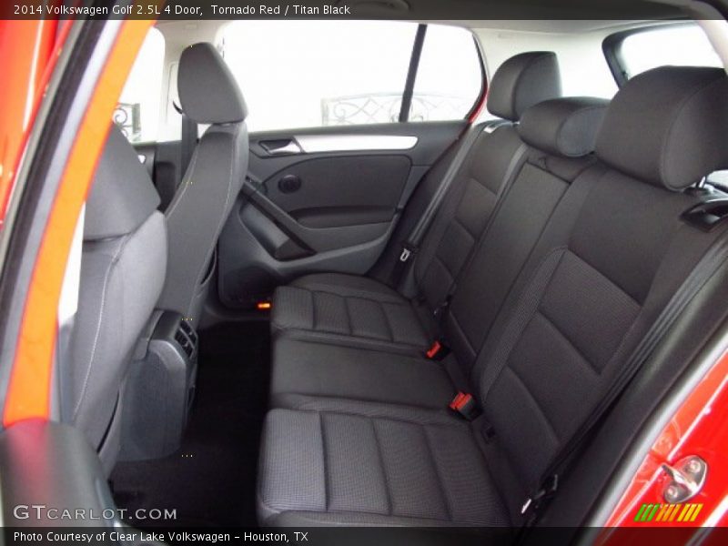 Tornado Red / Titan Black 2014 Volkswagen Golf 2.5L 4 Door