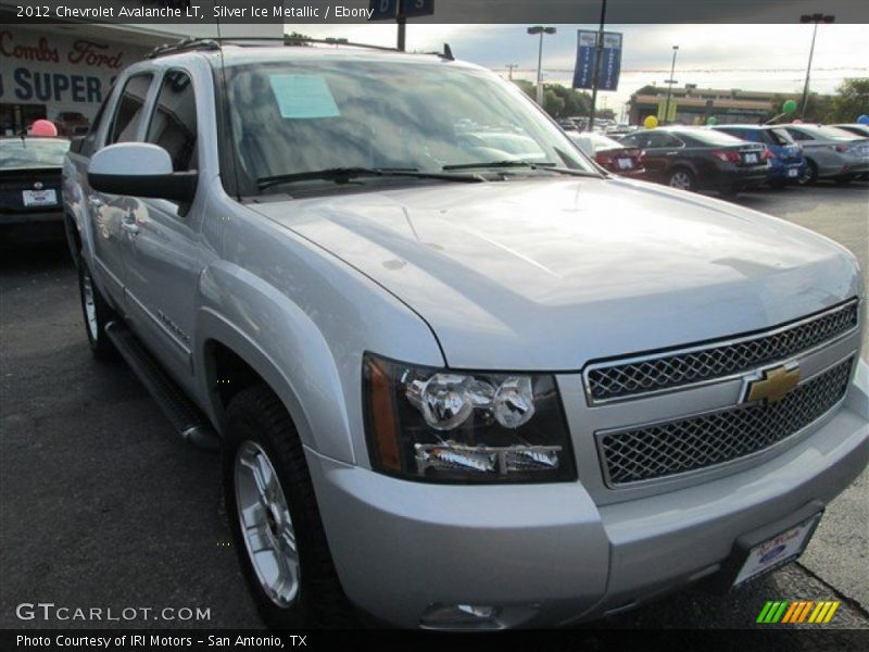 Silver Ice Metallic / Ebony 2012 Chevrolet Avalanche LT