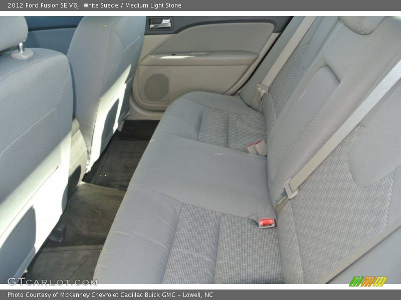 White Suede / Medium Light Stone 2012 Ford Fusion SE V6