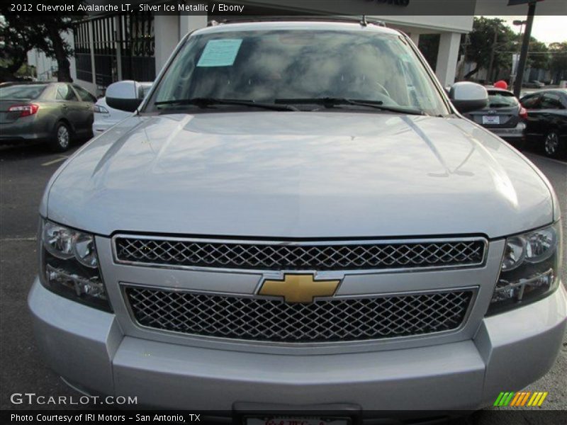 Silver Ice Metallic / Ebony 2012 Chevrolet Avalanche LT