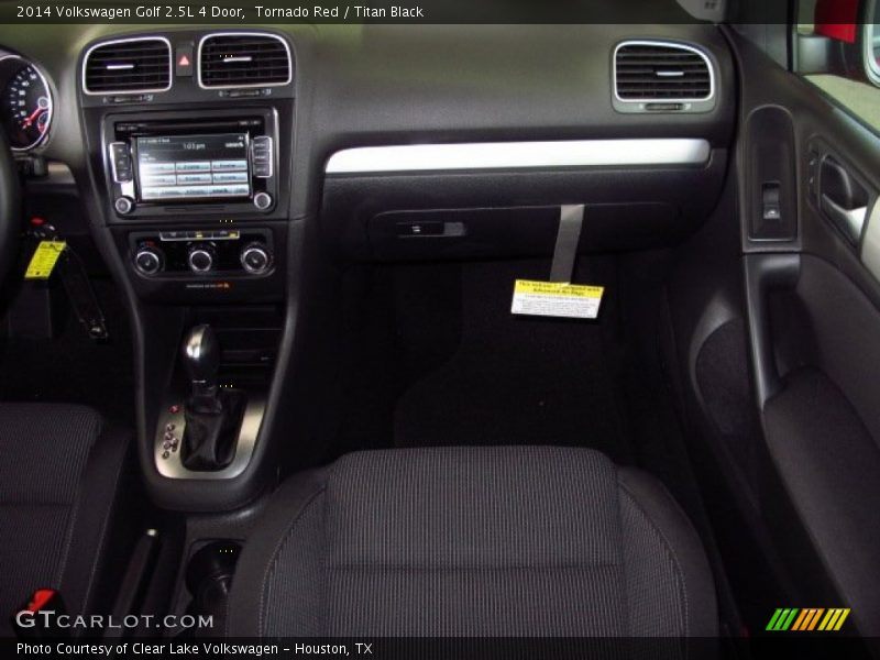 Tornado Red / Titan Black 2014 Volkswagen Golf 2.5L 4 Door