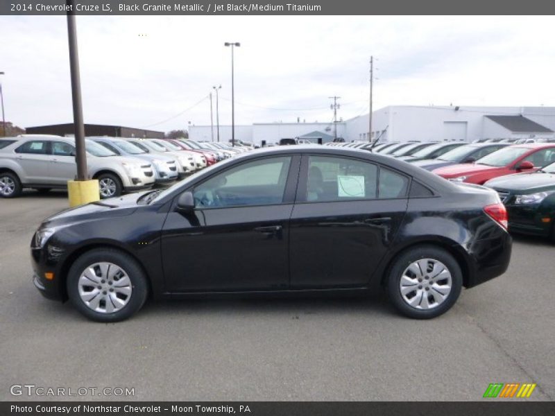 Black Granite Metallic / Jet Black/Medium Titanium 2014 Chevrolet Cruze LS
