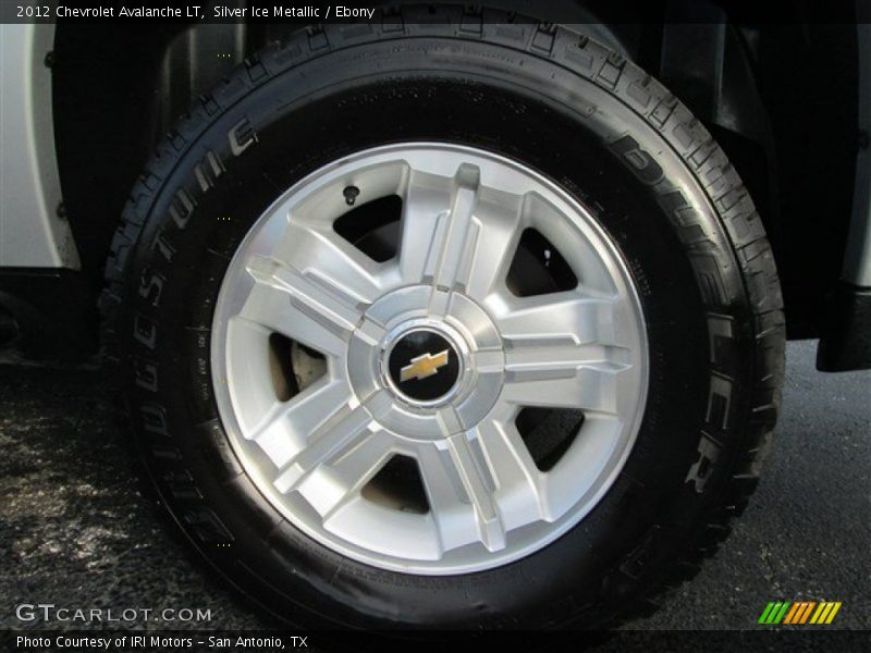 Silver Ice Metallic / Ebony 2012 Chevrolet Avalanche LT