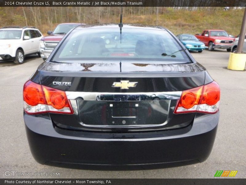 Black Granite Metallic / Jet Black/Medium Titanium 2014 Chevrolet Cruze LS