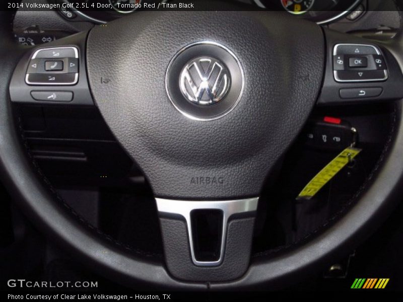 Tornado Red / Titan Black 2014 Volkswagen Golf 2.5L 4 Door