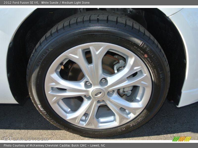 White Suede / Medium Light Stone 2012 Ford Fusion SE V6
