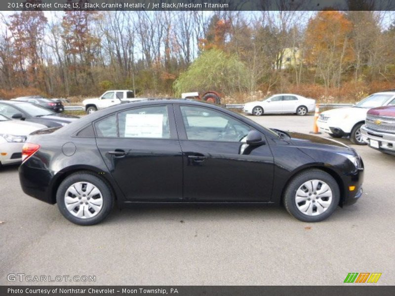 Black Granite Metallic / Jet Black/Medium Titanium 2014 Chevrolet Cruze LS