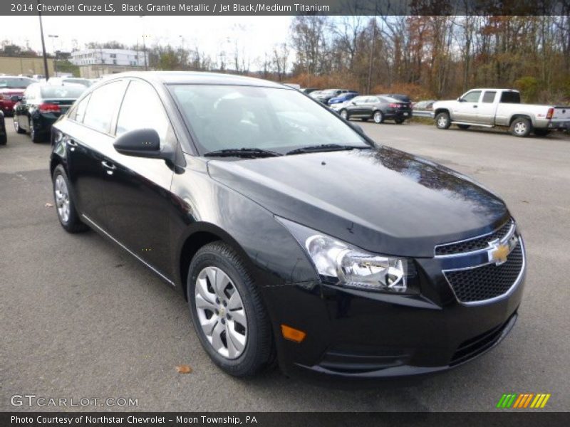 Black Granite Metallic / Jet Black/Medium Titanium 2014 Chevrolet Cruze LS