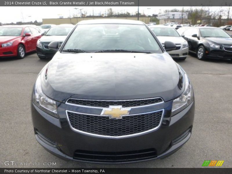 Black Granite Metallic / Jet Black/Medium Titanium 2014 Chevrolet Cruze LS