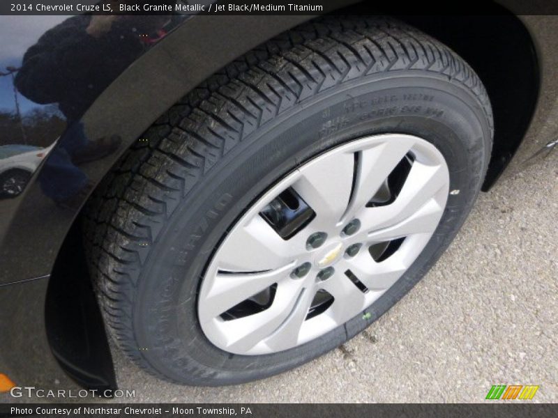 Black Granite Metallic / Jet Black/Medium Titanium 2014 Chevrolet Cruze LS