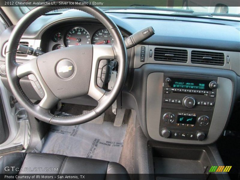 Silver Ice Metallic / Ebony 2012 Chevrolet Avalanche LT