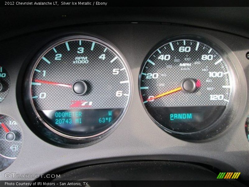 Silver Ice Metallic / Ebony 2012 Chevrolet Avalanche LT