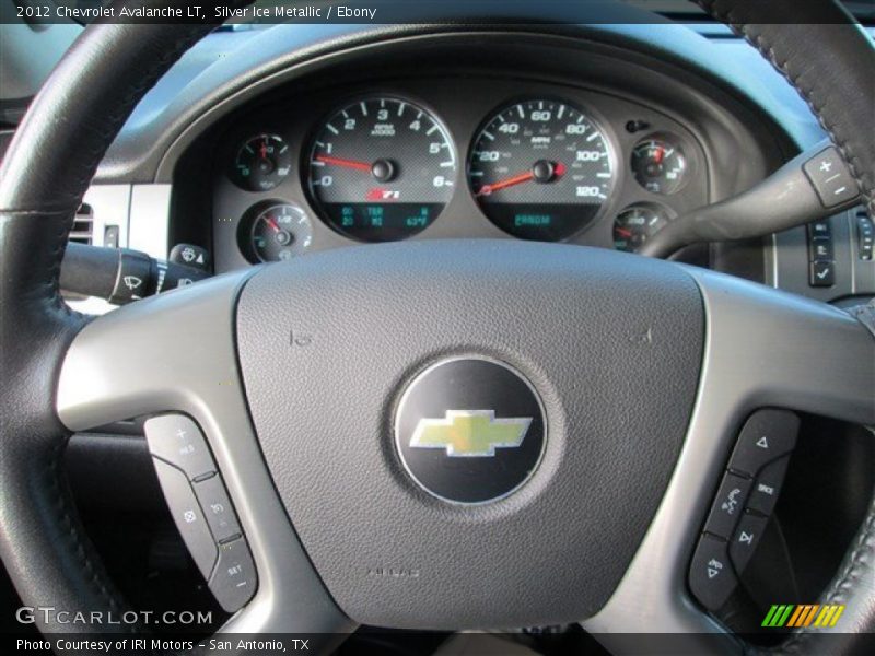 Silver Ice Metallic / Ebony 2012 Chevrolet Avalanche LT