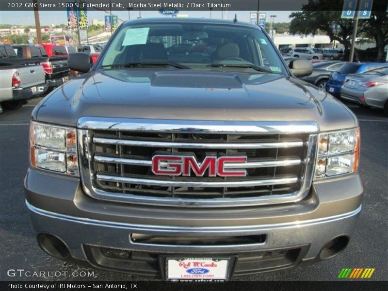 Mocha Steel Metallic / Dark Titanium 2012 GMC Sierra 1500 SL Extended Cab