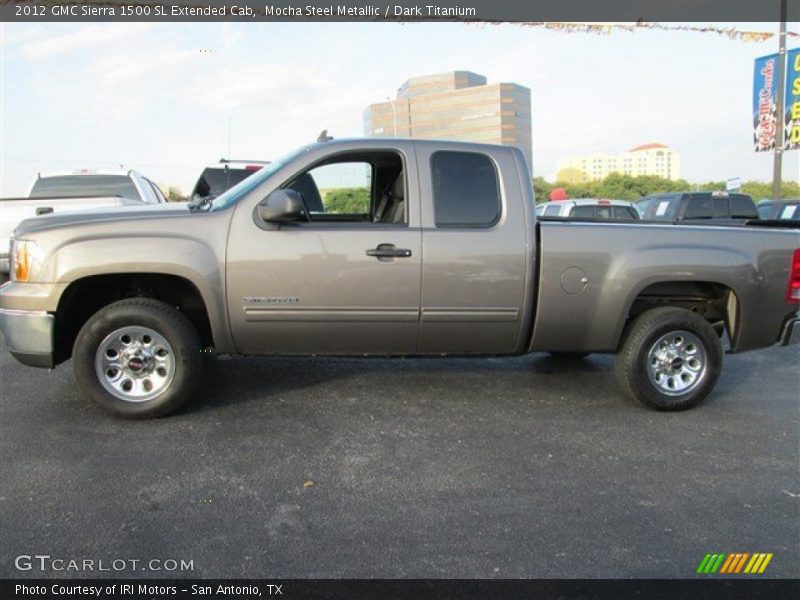Mocha Steel Metallic / Dark Titanium 2012 GMC Sierra 1500 SL Extended Cab