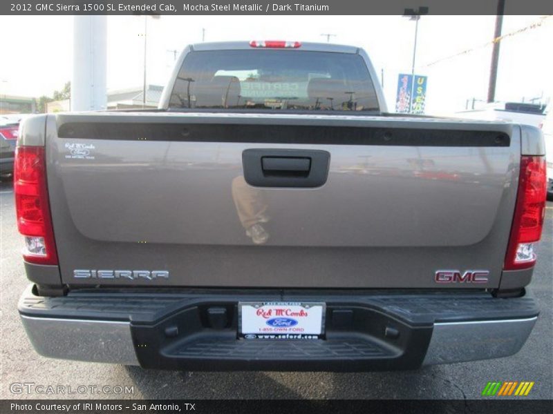 Mocha Steel Metallic / Dark Titanium 2012 GMC Sierra 1500 SL Extended Cab