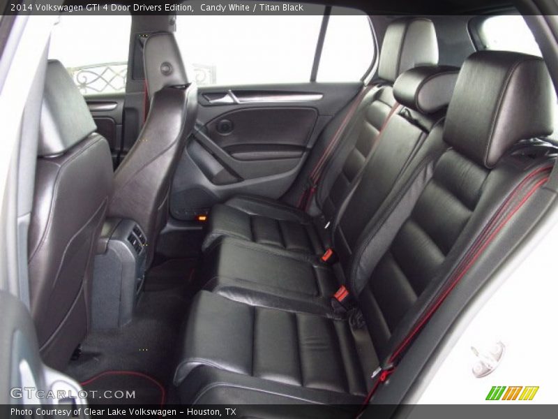 Rear Seat of 2014 GTI 4 Door Drivers Edition