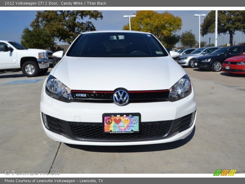 Candy White / Titan Black 2012 Volkswagen GTI 2 Door