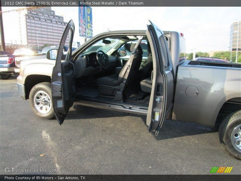 Mocha Steel Metallic / Dark Titanium 2012 GMC Sierra 1500 SL Extended Cab