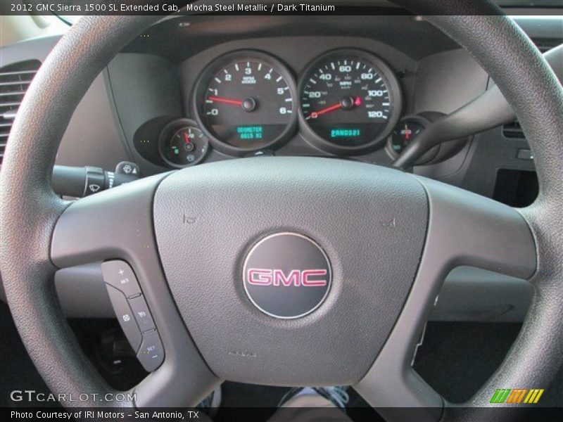 Mocha Steel Metallic / Dark Titanium 2012 GMC Sierra 1500 SL Extended Cab
