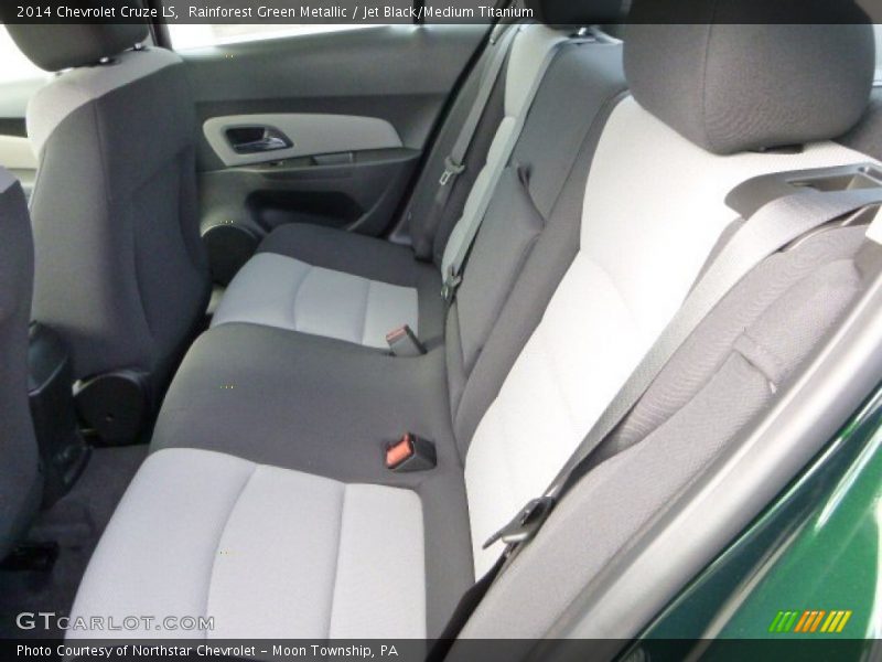 Rainforest Green Metallic / Jet Black/Medium Titanium 2014 Chevrolet Cruze LS