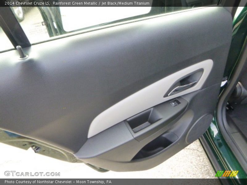 Rainforest Green Metallic / Jet Black/Medium Titanium 2014 Chevrolet Cruze LS