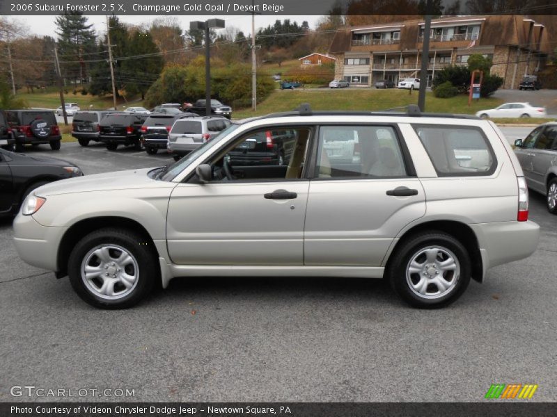 Champagne Gold Opal / Desert Beige 2006 Subaru Forester 2.5 X