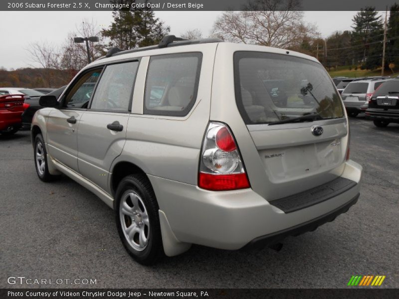 Champagne Gold Opal / Desert Beige 2006 Subaru Forester 2.5 X