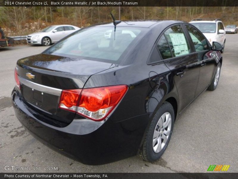 Black Granite Metallic / Jet Black/Medium Titanium 2014 Chevrolet Cruze LS