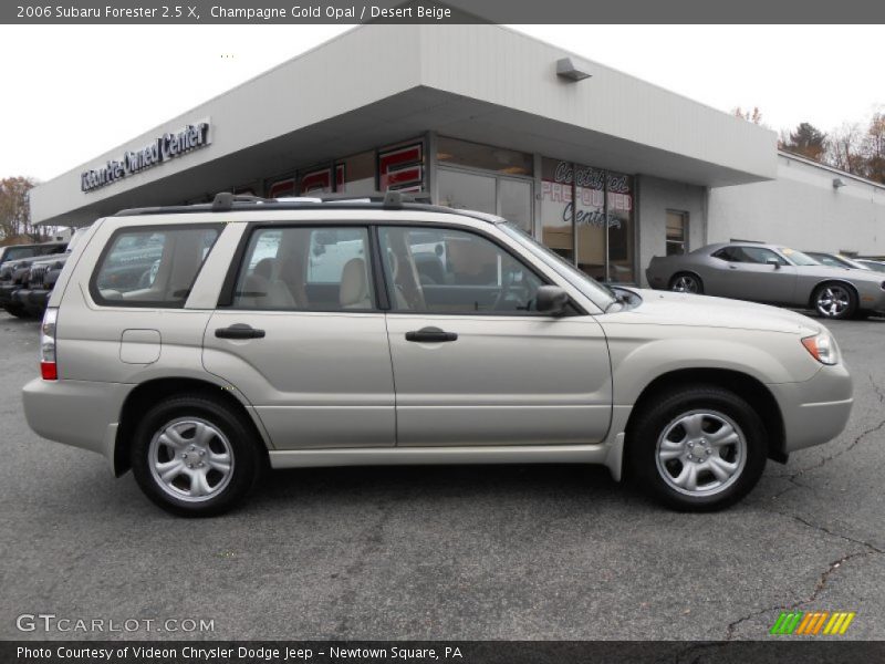 Champagne Gold Opal / Desert Beige 2006 Subaru Forester 2.5 X