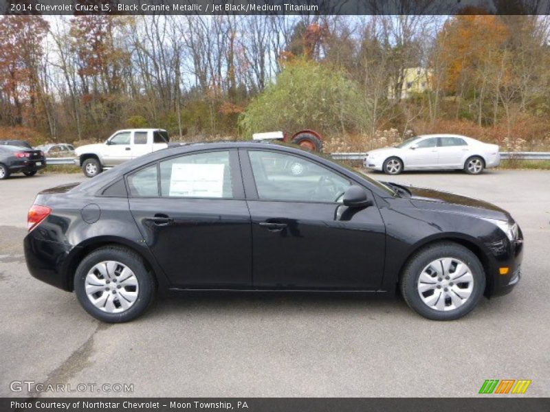 Black Granite Metallic / Jet Black/Medium Titanium 2014 Chevrolet Cruze LS